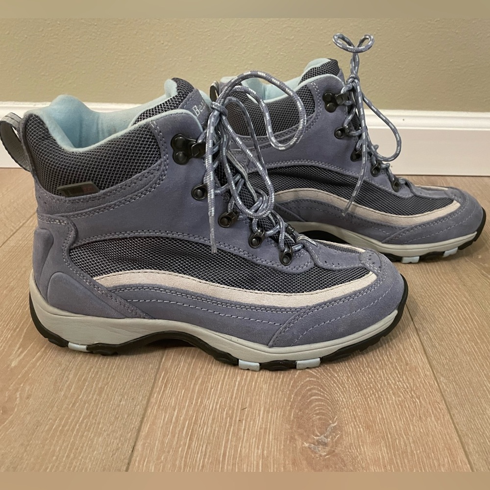 LL Bean Women’s Waterproof Trail Hiking Boots Blue Size 8.5